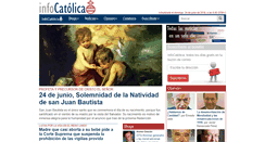 Desktop Screenshot of infocatolica.com